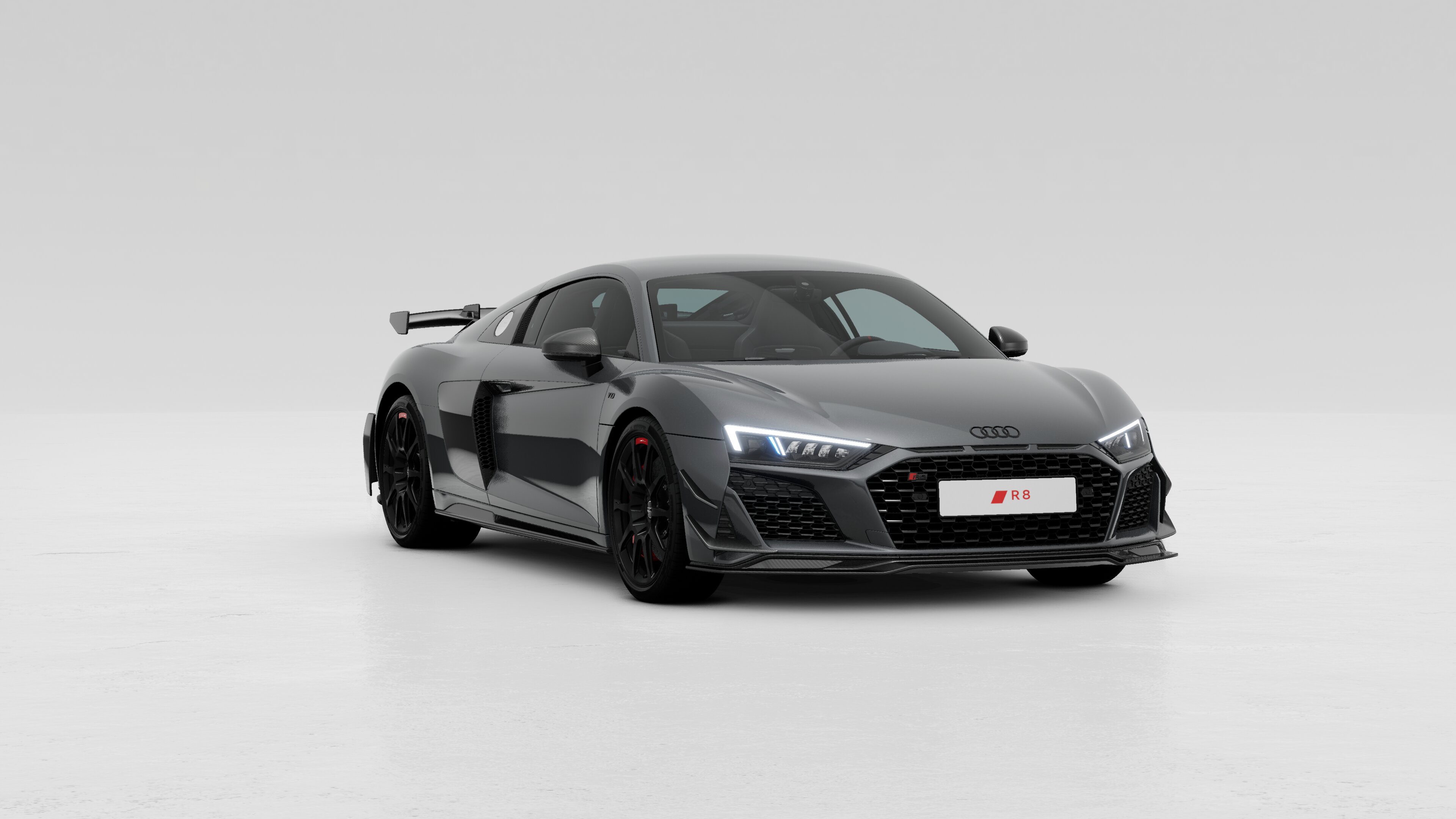 Audi R8 Coupé GT | V10 | RWD | limitovaná edice 333 aut | 620 koní | pohon zadních kol | jediné volné nové auto skladem | šedá daytona | karbon | maximální výbava | nové auto skladem | nejlepší R8 všech dob | skvělá investice | více info a nákup online | auto eshop | AUTOiBUY.com